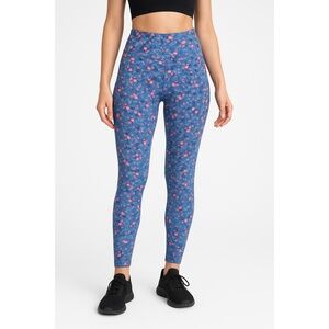 Womens Abstract High Waist Full Length Leggings‎ One Size